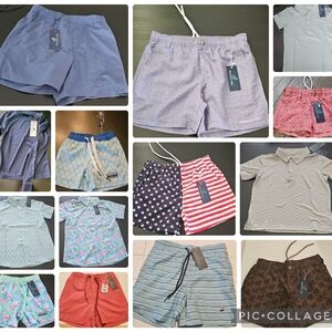 NEW PROPERLY TIED I HAVE MALLARD SHORTS  ACE SHORTS SWIM TRUNKS AND  TOPS